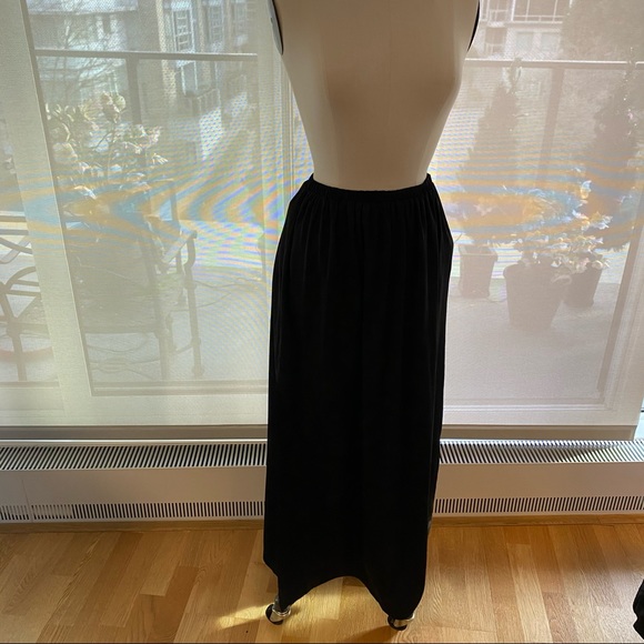 Zara silky maxi skirt with side slits - Picture 1 of 5